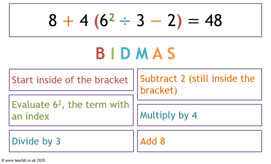 BIDMAS rule example